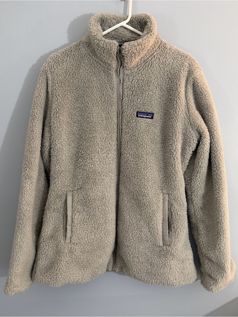 Patagonia Los Gatos Gray Fleece Zip up.  Size XL